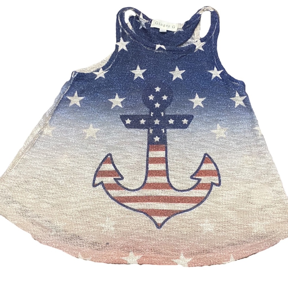 Anchor shirt for the fourth of July